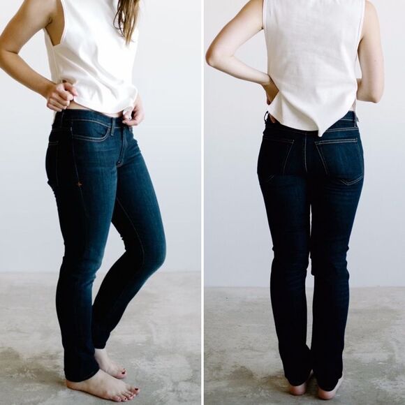 imogene + willie Denim - NWOT Imogene + Willie Lucy Rhone Dark Wash Skinny Jeans Pre-Production Size 26